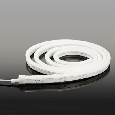 China Garden IP67 Waterproof 8*16mm 24V Synchronous Strip RGB LED Neon Flex for sale