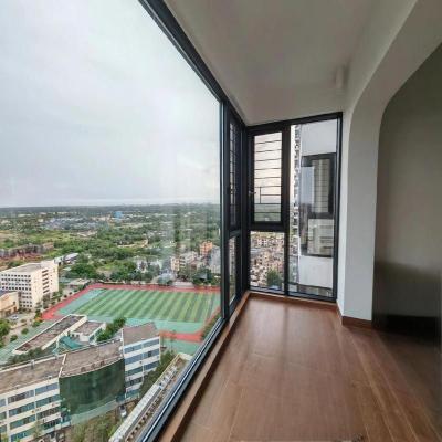 China High-Performance Aluminum Casement Windows with Water Tightness Level 6 for sale