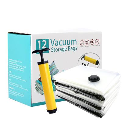 China Sacos azuis do armazenamento da sução do vácuo do curso de 80cmx100cm à venda