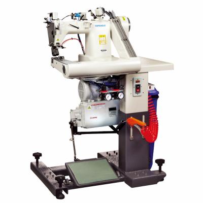 China TF-9588 High Speed Fully Automatic Multifunctional Chainstitch Machine Feed--The TF-9588 3 Needle Arm for sale