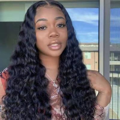 China New Arrival DEEP LOOSE WAVE Human Hair Wig Raw Loose Deep Wave Lace Front Human Hair Wigs Lace Front Wigs for sale