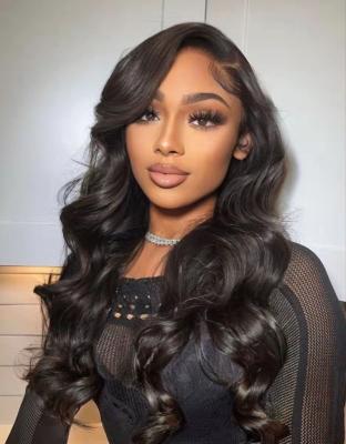 China Hot Selling Raw Body Wave Hair Body Wave Lace Front Wigs 12A Lace Closure Wigs Transparent Swiss Grade Hair for sale