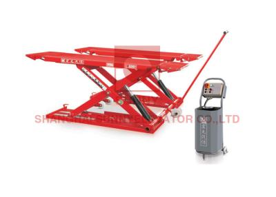 China Rising Fling Mid Position Electric Hydraulic Car Scissor Lift With Safety Alarm Device for sale