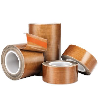 Κίνα Καφέ ταινία σφραγίσματος PTFE Φύκη γυαλιού κόλλα 1 ίντσες ταινία τεφλόνου προς πώληση