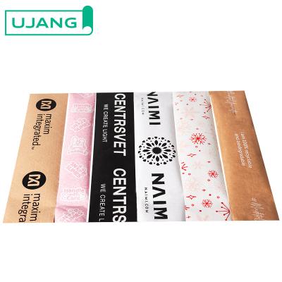 China Eco Friendly Custom Logo Printed Self Adhesive Kraft Paper Tape Packing Tape for sale