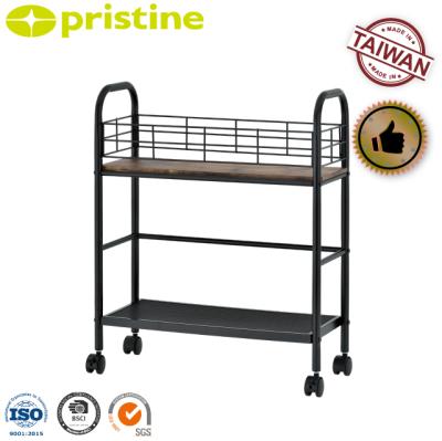 China Wholesale Manufacturer 2 ROW Amazon eBay Furniture Storage MIT Household Storage Thin Storage Cart Taiwan for sale