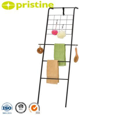 China New Wholesale Portable Bathroom Wall Ladder Portable Wall Mounted Bathroom Heater Amazon Shelf Home Heater Amazon Leaning Towel Rack for sale