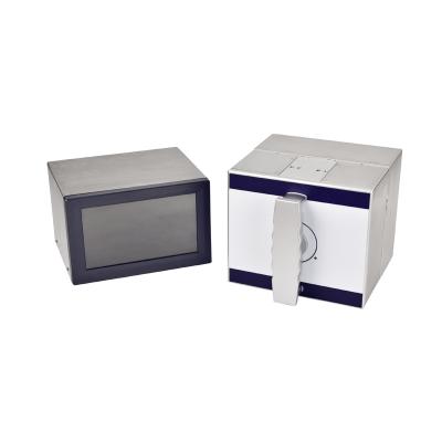 China Garment Shops Auto Pneumatic Continuous Printing Area Code Barcode Date Coding Machine TTO Printer For Packaging Machine for sale