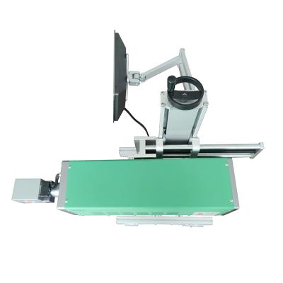 China Laser Marking Machine Food Packaging Bag Date Bottle Bucket Carbon Dioxide Flying Online Engraving Machine for sale