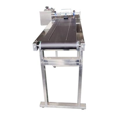 China Speed Adjustable Mini Portable Food Industry Conveyor Heat Resistant Belt for sale