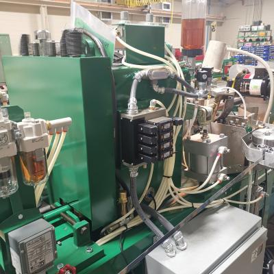 China DELLOK Embedded Wrap Type L LL OD 12mm Extruded Fin Tube Machine for sale