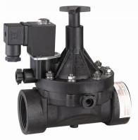 China 2"Electronic 2 Way NC Plastic Solenoid Valve Pilot Operated for Water Liquid for sale