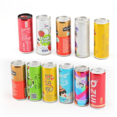 Chine boîtes en aluminium de empaquetage 330ml de style de 134mm de boisson mince de nourriture à vendre