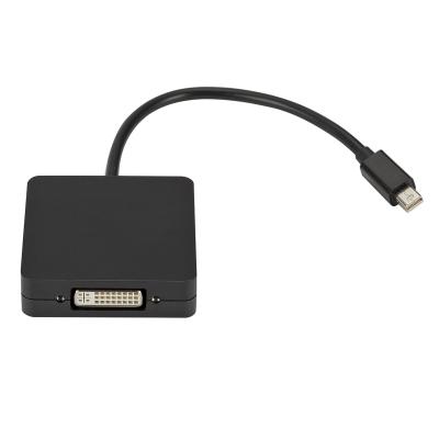 China COMPUTER Mini DisplayPort 3 in 1 Thunderbolt DP to HDMI/DVI/VGA Display Port Cable Adapter for MacBook for sale