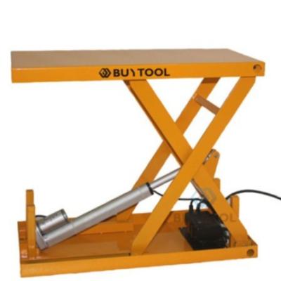 China Mechanical Small Electric Ball Screw Scissor Lift Tables Mini 100kg 50kg For Lab for sale