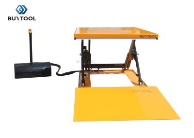 China Assoalho original de 1000 quilogramas - montado Scissor a tabela de elevador elétrica com armário externo 1.1kw à venda