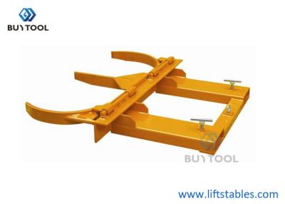 Cina Doppia pinza di presa del tamburo del carrello elevatore montata del barilotto singola forcella che tratta i collegamenti 1500lbs in vendita