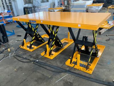 Cina 3000kg 3 Ton Triple Scissor Lift Table 48 x 96 idraulici per il buon carico del pallet in vendita