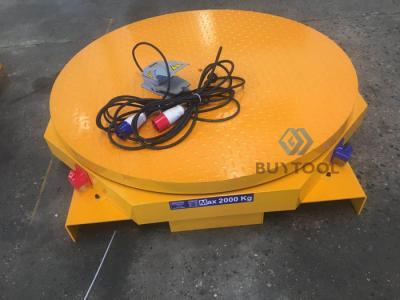 Cina Macchina manuale della piattaforma girevole dell'involucro del pallet per la Tabella di ascensore idraulica del camion della piattaforma 2000KG in vendita