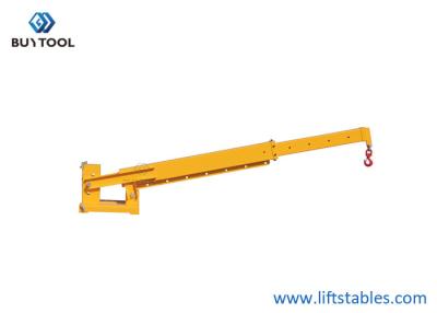 Cina Collegamento regolabile telescopico Jib Boom Crane del carrello elevatore della gru capriata di carico utile di 6000 libbre in vendita