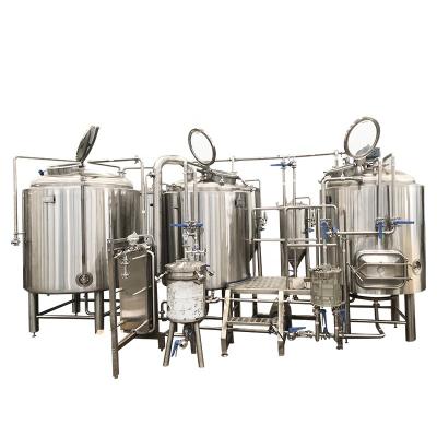 China Turnkey Beer Equipment Brewery 1800L Lager Ale Beer Systems For Making Beer for sale