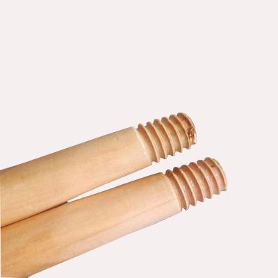 China Outdoor Factory Outlet Handle Broomstick Broom Handles And Varnished Wooden Broom Brushed Wood Stick for sale