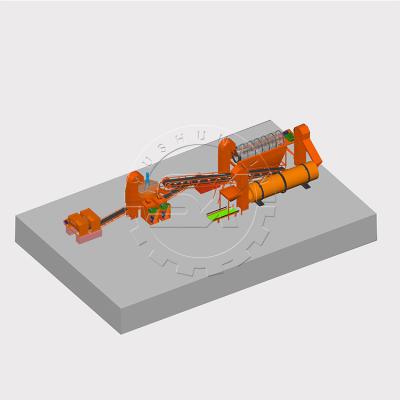 China Fertilizer granular making machine monoammonium phosphate manufacturing plant en venta