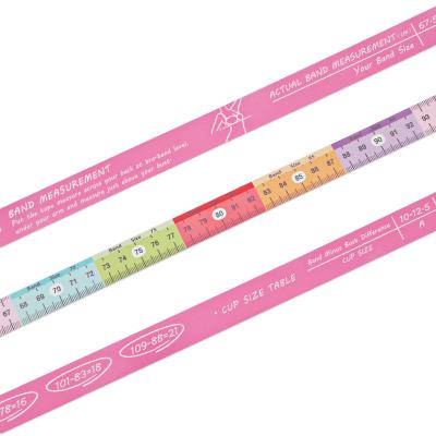 China Wintape Metric Bust Size Tape Measure For Woman Helpful Measuring Tool For Buying New Bra 150cm Flexible Measuring Tape en venta