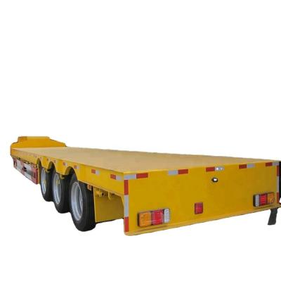 China 2/3/4 Ejes Baja Cama 60 80 100 toneladas de trabajo pesado Baja Cama Baja Cama Baja Camión Semi remolque en venta