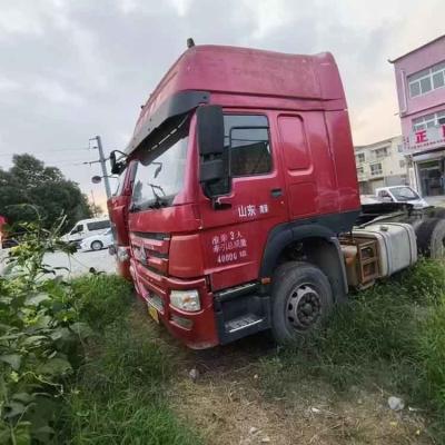 China HW19710 Transmisión camión tractor usado Sinotruk Howo 430hp tractor asiento de fila única en venta