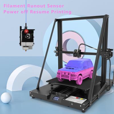 China Hot Heated Price 400*400*450mm Cheap Large Size Factory Sale Full Bed Metallurgy 3D Printer for sale