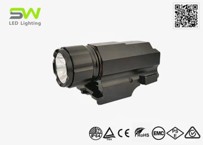 China 350 Lumens Small Tactical Rail Mount Flashlight Universal Picatinny Rail IP64 for sale