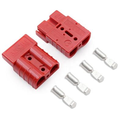 China Automotive Factory direct 50A ebike dual 2 pole 600V high current quick connector electric forklift battery connector for sale