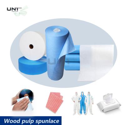 China Tela no tejida de madera resistente ULTRAVIOLETA de Spunlace de la pulpa para el UNT en venta