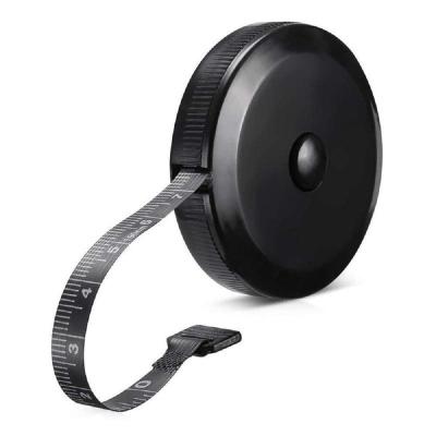 China ABS & Stainless Steel Body Weight Loss Telescopic Ruler 60 Inches/1.5M Double-Sided Scale Sewing Soft Tape Measure for sale