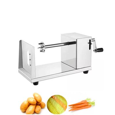 China Cortador industrial de acero inoxidable de la patata frita del manual comercial/máquina espiral de la cortadora de la patata en venta
