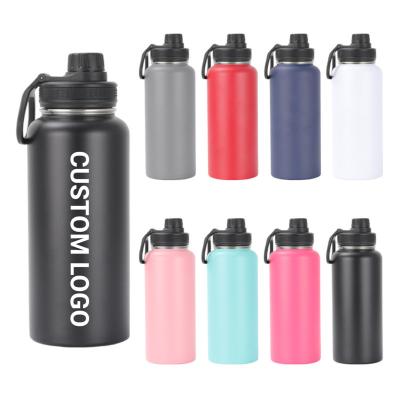 China PORTABLE Custom Logo Double Wall Thermal Vacuum Aqua Flask Sport Water Bottle Insulated Stainless Steel Water Bottles for sale