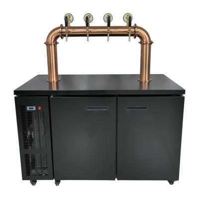 China New Type Draft Beer Machine Draught Beer Brewery Machine Beer Cooler Dispenser for Sale 1620*650*1100 for sale