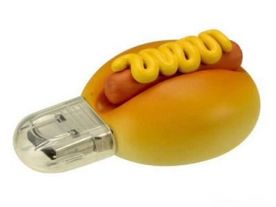 China Hamburger Customized USB Flash Drive printed logo with file preload for sale