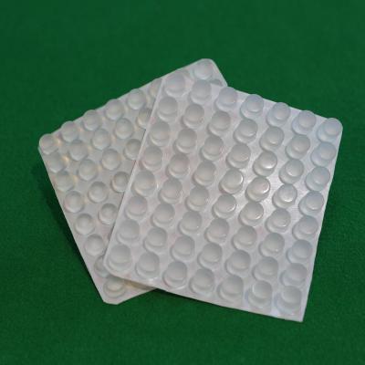China Eco-friendly Transparent Self Adhesive Rubber Noise And Vibration Reduction Silicone Damper Feet for sale