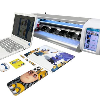 China Máquina de fabricação de autocolantes para laptops personalizada Impressora e cortadora de pele para laptops com software à venda