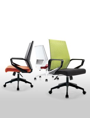 China 2018 New Plastic Chair Mesh Task Chair Quality Computer Chair Staff Chair for sale