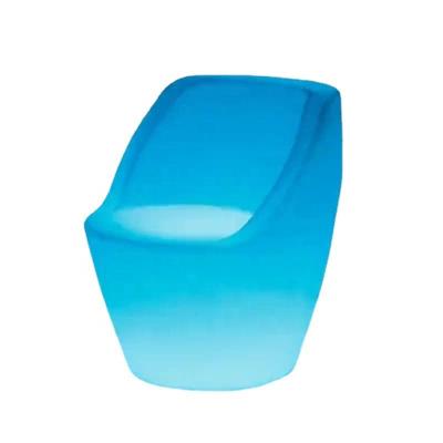 China Wholesale Modern LED Furniture Night Club Plastic Led Remote Control LED Bar Furniture Led Chairs for sale