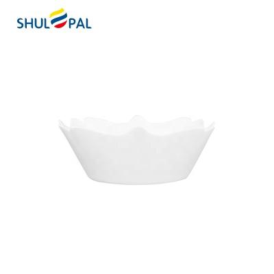 China 7 inch viable height shatter resistant fully tempered opal glass bowl for sale