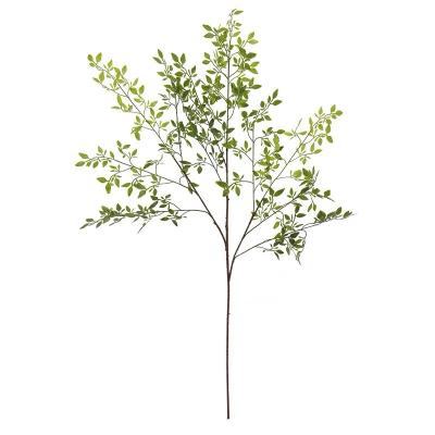 China Outdoor Indoor Decoration Green Nandina Faux Branches for Vase Artificial Plants for Shop Garden Home Decor for sale