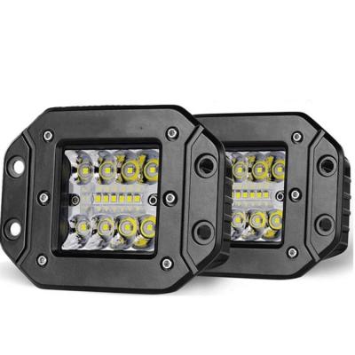 China LYAF 5Inch Die Cast Aluminum Housing Included High Quality Front Bumper Work Light 42W LED Off Road Work Light In Grille For Truck for sale