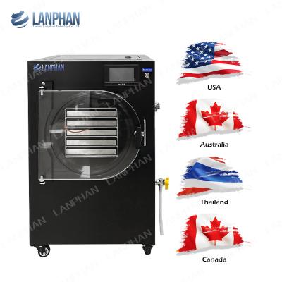 China 0.5m2 Lanphan Home máquina de liofilización al vacío negra secadora de congelación pequeña en venta