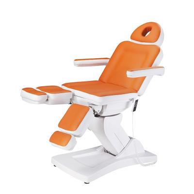 China Honggang 5 motor contemporary underleg luxury massage bed can rotate 360 degree beauty bed SPA salon beauty bed for sale