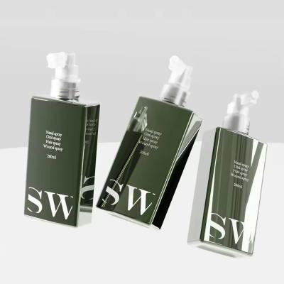 China Square Cosmetic PET Bottle Seal Empty Cosmetic Spray Bottles for sale
