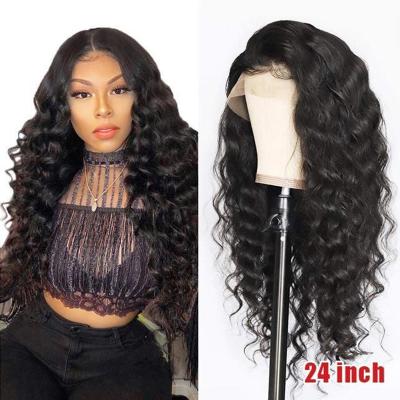 China Hot Selling Brazilian 130 Density Water Wave Wigs Hair Lace Front Deep Closure 36 Inch Long Hd Lace Water Wave Wig Hair for sale